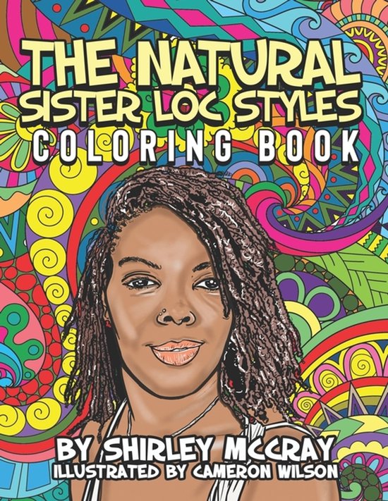 The Natural Sister Loc Style Coloring Book - cover