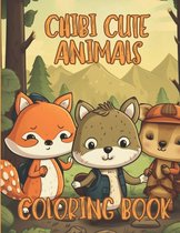 Cute Chibi Animals Coloring Book
