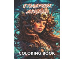 Steampunk Mermaid Coloring Book