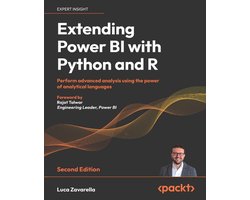 Omslag van Extending Power BI with Python and R - Second Edition: Perform advanced analysis using the power of analytical languages