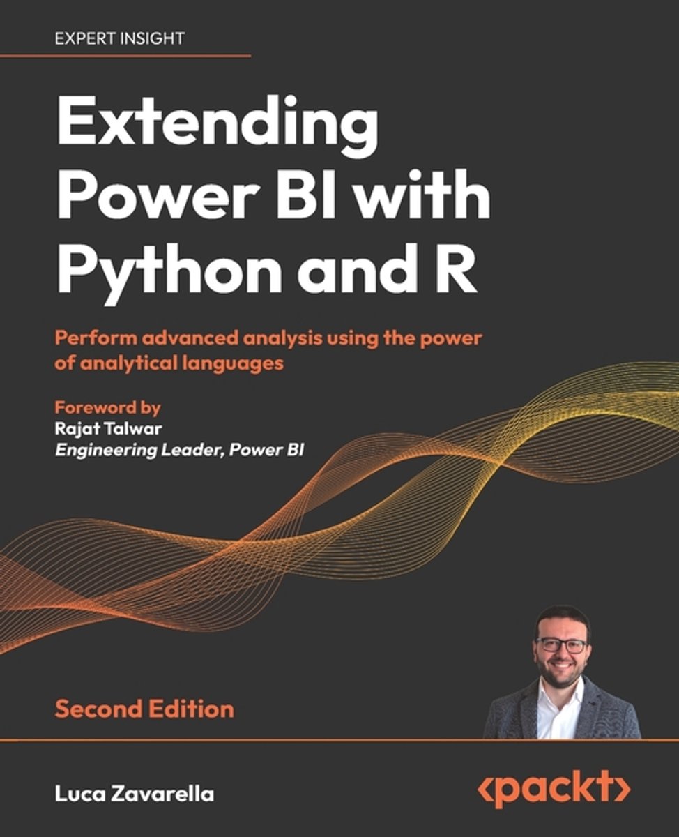 Omslag van Extending Power BI with Python and R - Second Edition: Perform advanced analysis using the power of analytical languages