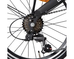 SJOEF Travel Vouwfiets 20 inch | 6 Shimano Versnellingen |Compact & Lichtgewicht | Mat Zwart