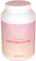Cabau Protein Oats - Eiwitrijke Havermout - Ontbijt in 3 minuten - Creamy Vanilla - 12 maaltijden - Met eiwit, zaden en gedroogd fruit - Makkelijk te bereiden
