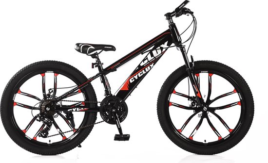Cyclux Road Bike Jongensfiets Mtb 26 Inch 21 Speed Shimano Oranje