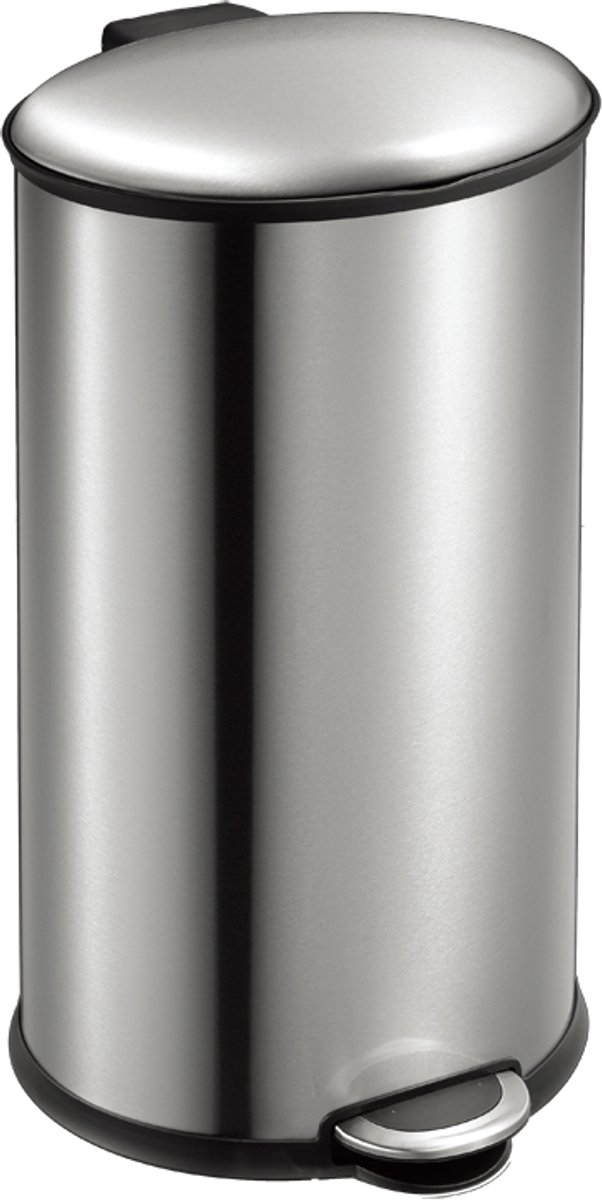 Goedkoopste EKO - Ellipse pedaalemmer 40 liter - Stainless steel Plastic - mat RVS - Prullenbak