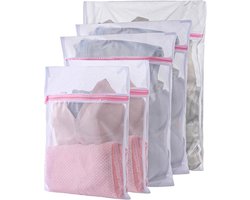5 stuks wasnet voor wasmachine - waszak - met ritssluiting - laundry bag - reisopslag voor trui - overhemden - broeken - sokken (30 x 40 cm, 40 x 50 cm, 60 x 60 cm)