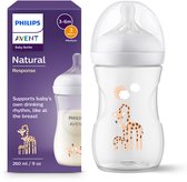 Biberon Philips Avent Natural Response - 1 Biberon - 260 ml - 1 Mois et + - Tétine Speed 3 - SCY903/66 - Biberons
