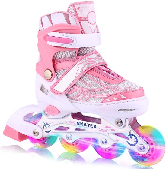 Verstelbare Inline skates Lichtgevende Wiel Mint Lia Mint RAVEN