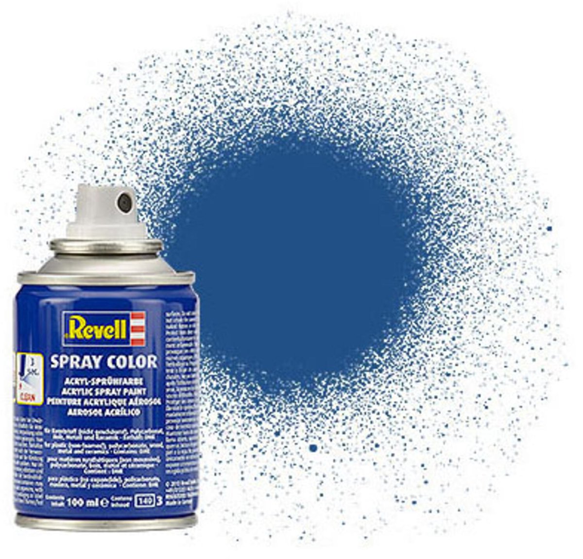 Revell Hobbyverf Acrylverf - #56 Blue - Matt - Acryl Spray - Verf spuitbus - 100 ml