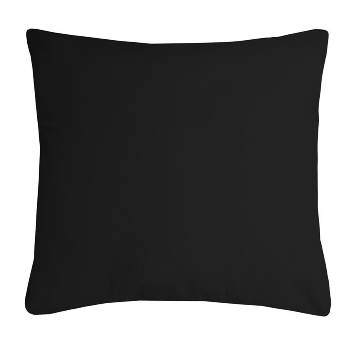 Stof Textile sierkussen Nelson - zwart - 60 x 60 cm - bank kussens - zitkussens - binnen/buiten - polyester