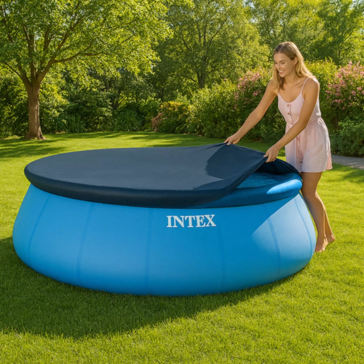 Intex Zwembad Afdekzeil - Ø 244 cm Easy Set — afbeelding 3