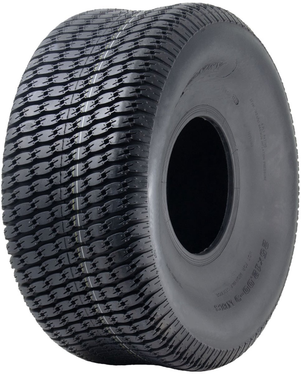 25x12.00-9 grasband, 4-laags, voor John Deere Gator-maaier Utility Journey P532, 830 kg