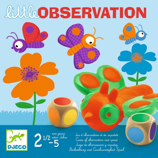 Djeco Little Observation gezelschapsspel - Observatie- en snelheidsspel - 2.5-5 jaar