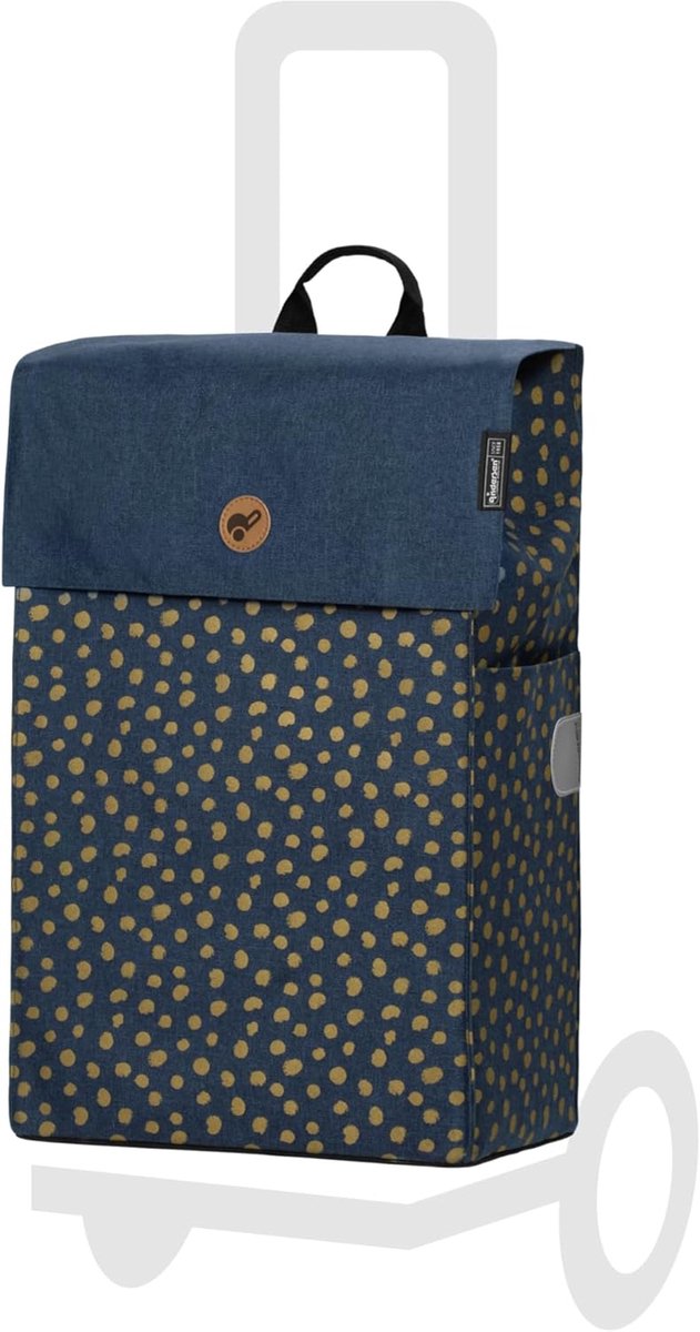 Boodschappentrolley reserve tas 47 liter - Waterafstotend, Opvouwbaar en Ruim met Zijvak