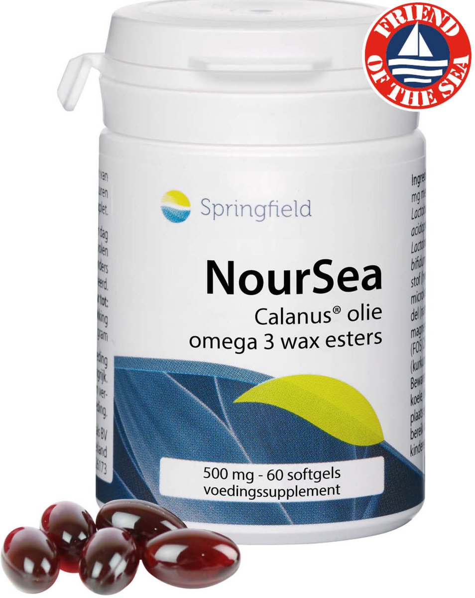 Goedkoopste Springfield Noursea - 60 softgels - Vetzuurpreparaat