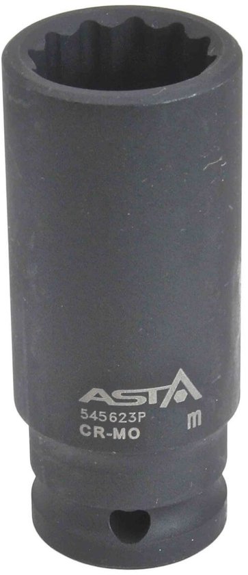 24 mm - 1/2'' - douille à chocs 12 côtés - douille allongée - douille haute - douille longue - asta
