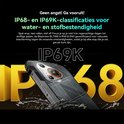 Blackview BL7000 smartphone met IP68 en IP69K water- en stofbestendigheid, getoond onder water.