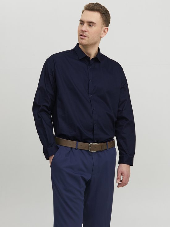 JACK&JONES PLUS JPRBLACARDIFF SHIRT L/S PS NOOS Heren - Maat EU4XL US2XL