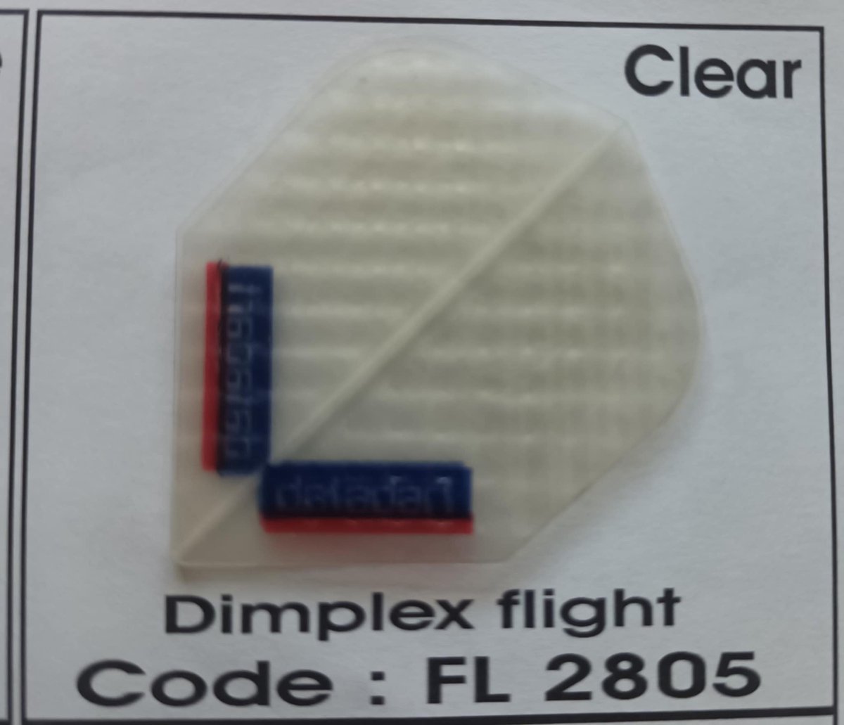 Dart Flights - 10 sets (30 stuks) - Dimplex - Claer