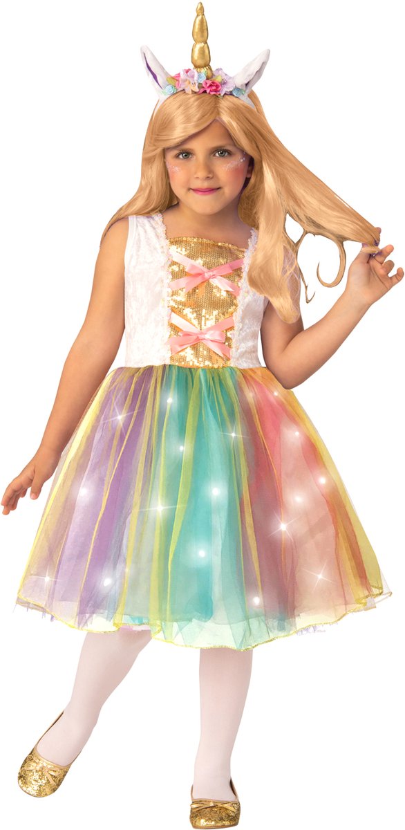 RUBIES FRANCE - Eenhoorn prinses kind vermomming - 92/104 (3-4 jaar)