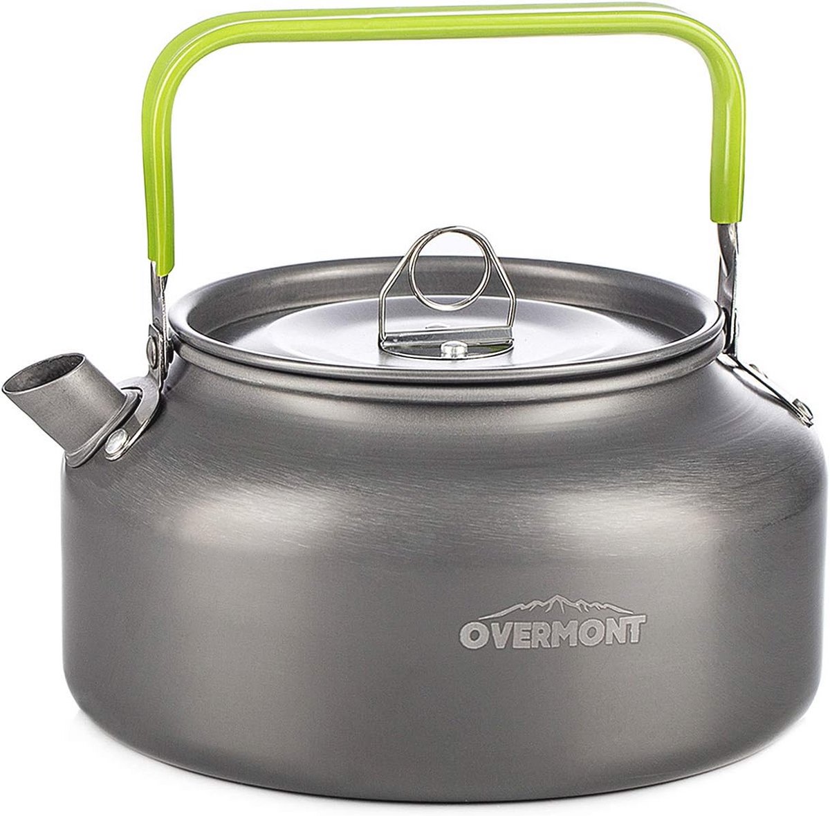 Draagbare Aluminium Campingwaterkoker - 1,2 Liter Theepot en Koffiepot voor Outdoor en Wandelen