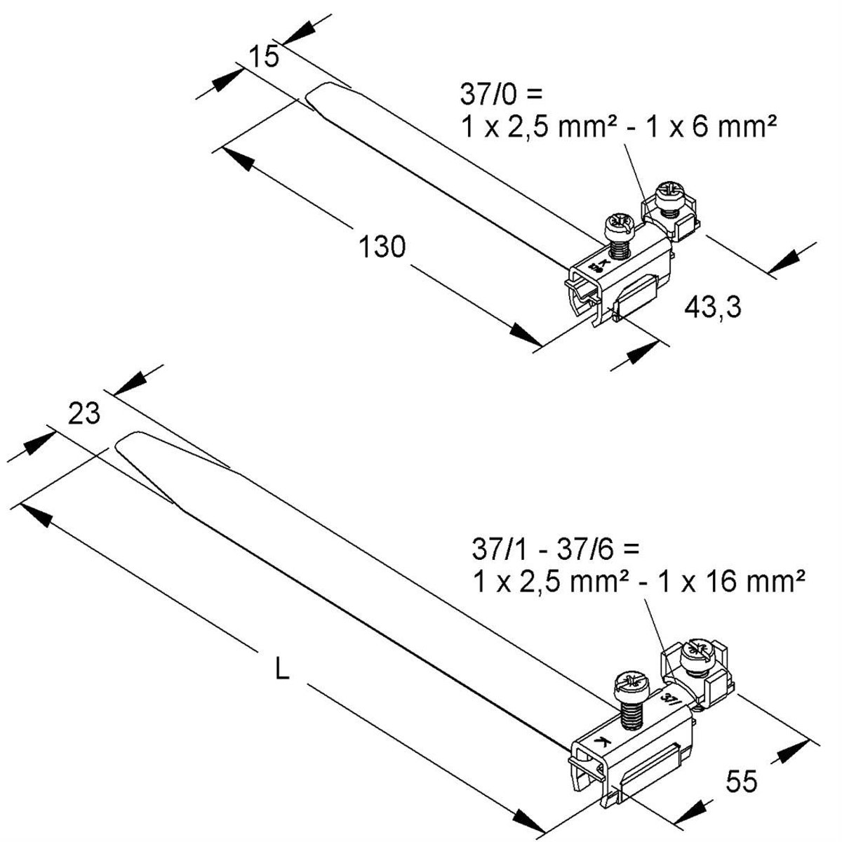 Niedax 37/0 HKL KLEI BANDAARDKLEM 8-17 5 per 5