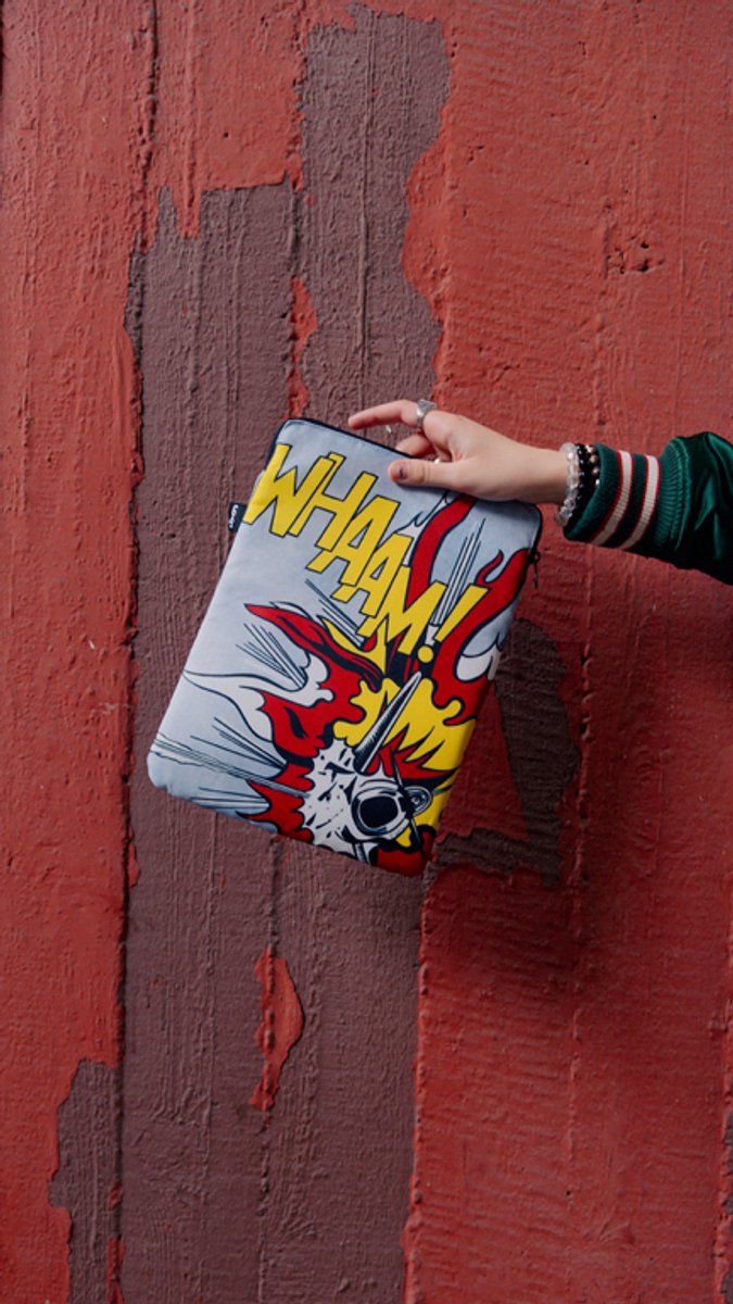 LOQI Laptop Sleeve - Lichstenstein Whaam!