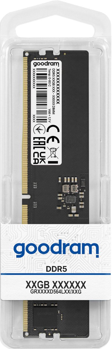 Goodram GR4800D564L40S/8G geheugenmodule 8 GB 1 x 8 GB DDR5