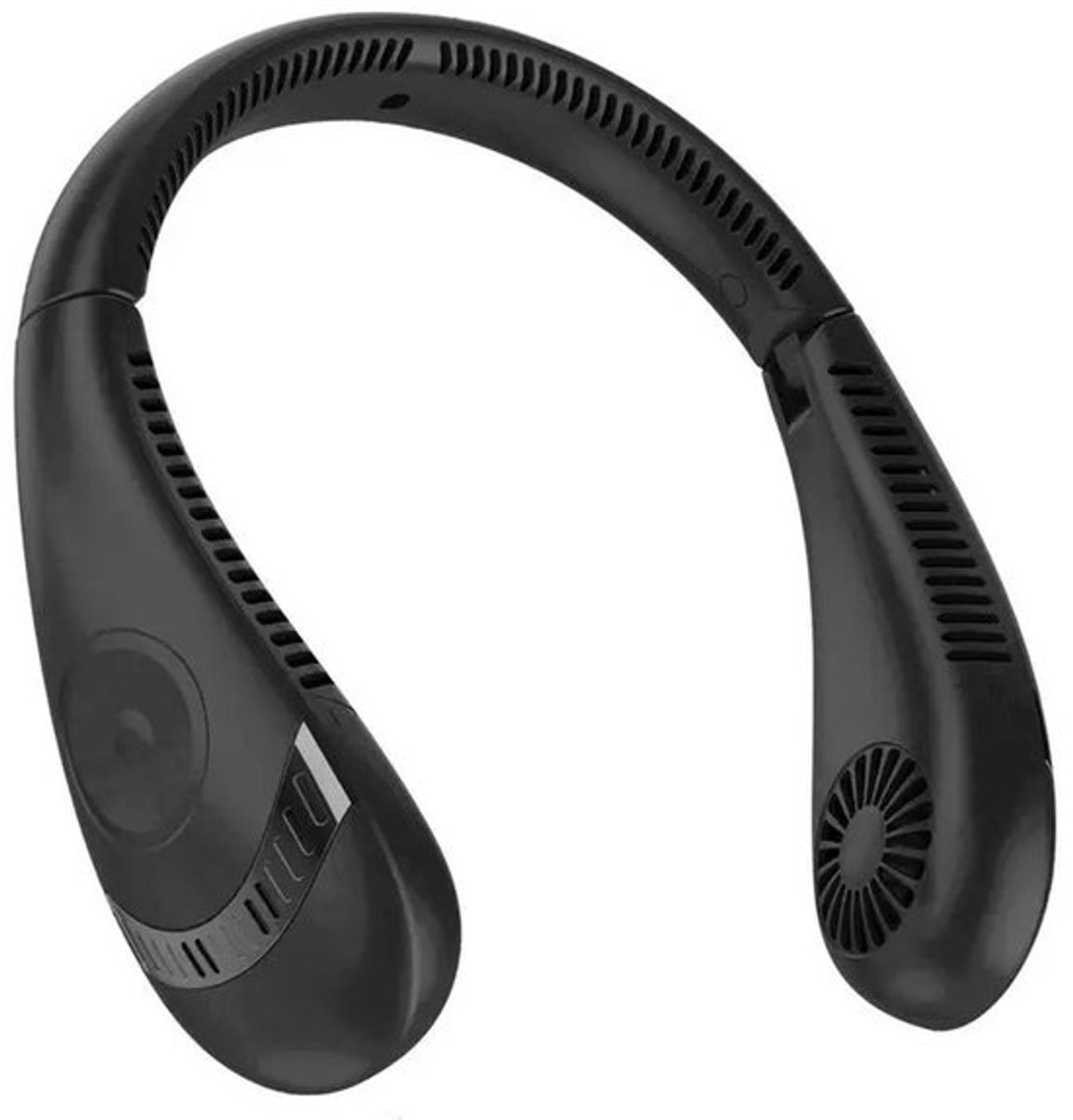 Gran Vida® - Draagbare Nekventilator - Bladloos - Opvouwbaar - 3 Snelheden - 5000mAh Accu - Lichtgewicht -Zwart