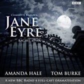 Couverture du livre 'Jane Eyre', avec une lune, une grille et du texte.