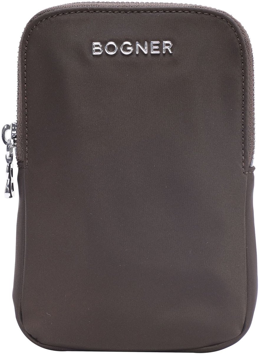 Bogner Telefoontasje Klosters Johanna Phonecase Seal Brown Donkerbruin