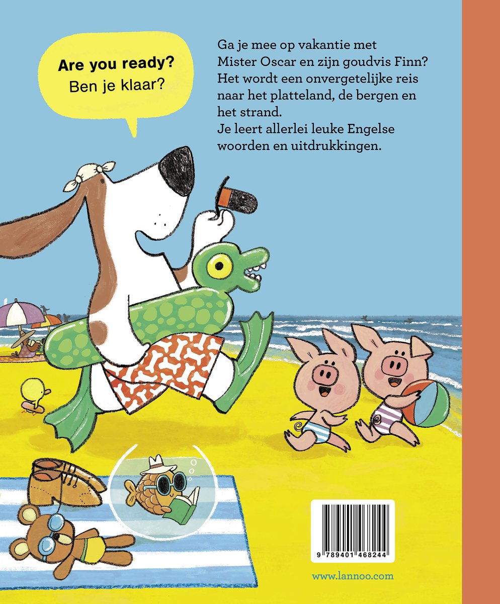 Mister Oscar op vakantie - back cover