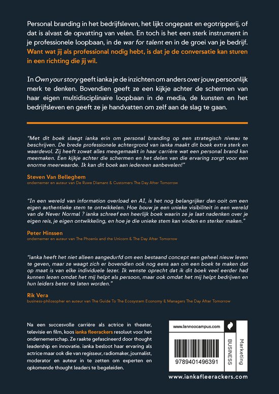 Own your story. Or someone else will.