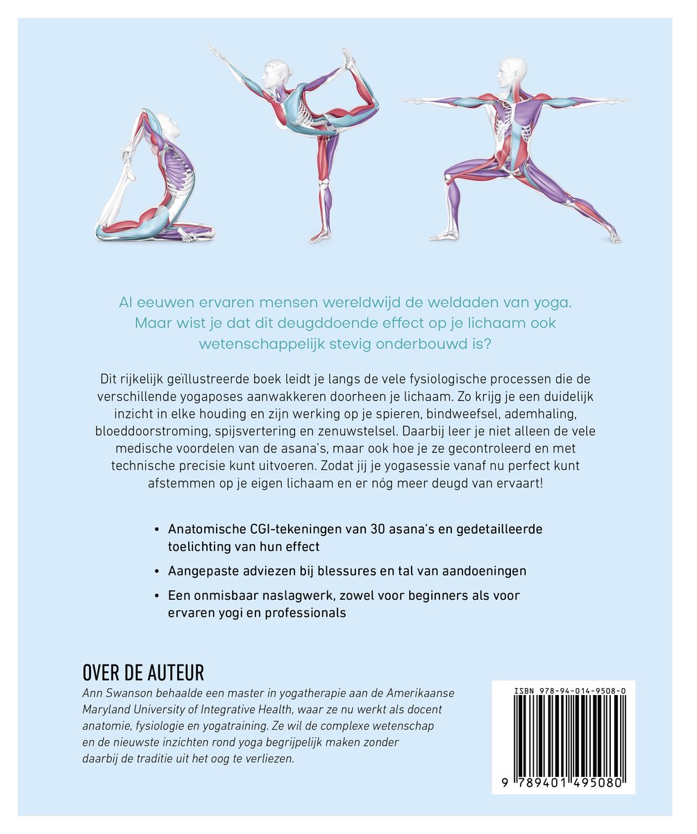 Anatomie van sport - Anatomie van yoga - back cover