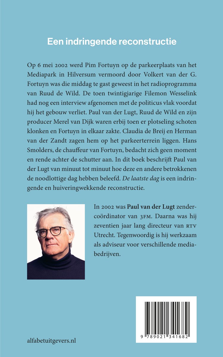 De laatste dag - back cover