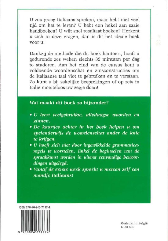 Snel en vlot Italiaans leren spreken en begrijpen