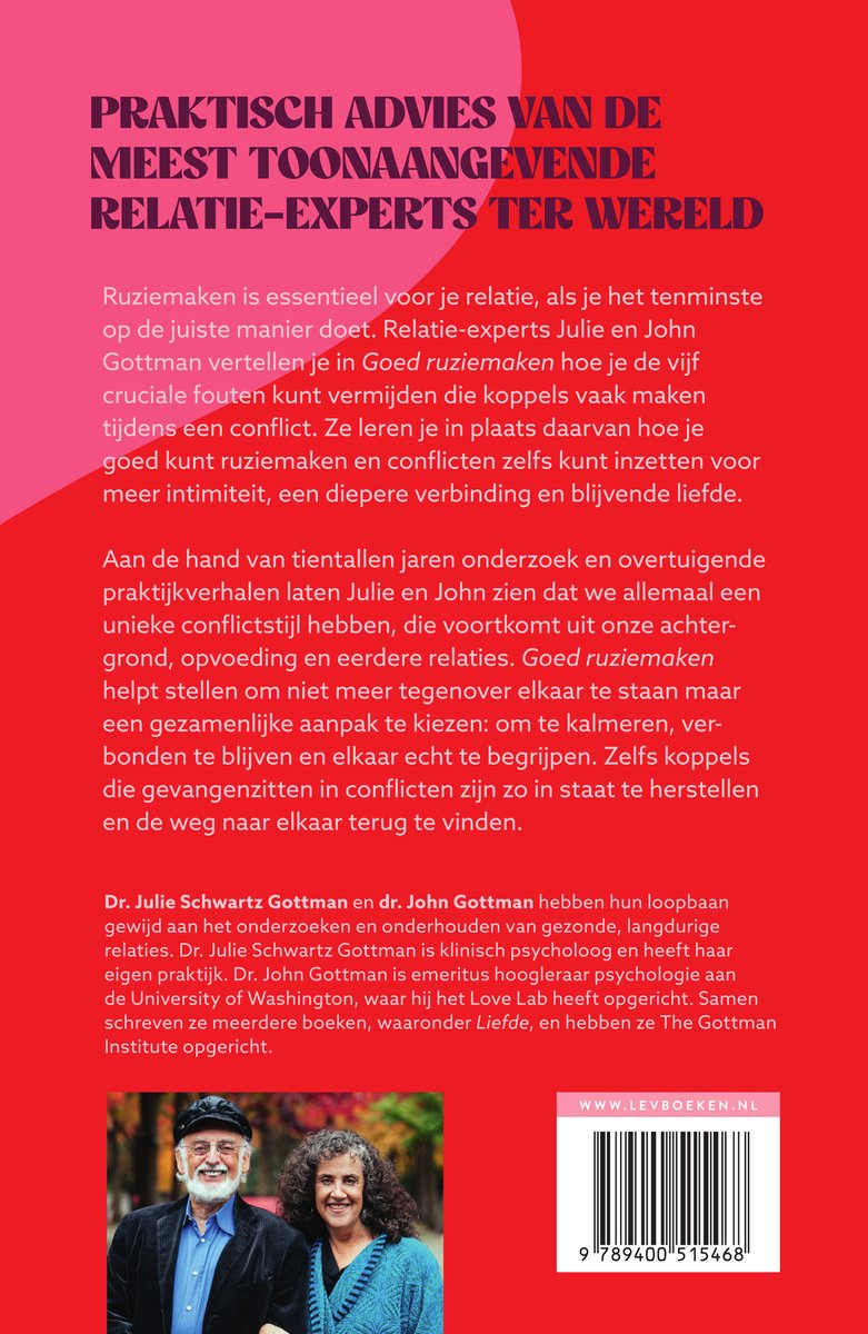 Goed ruziemaken - back cover