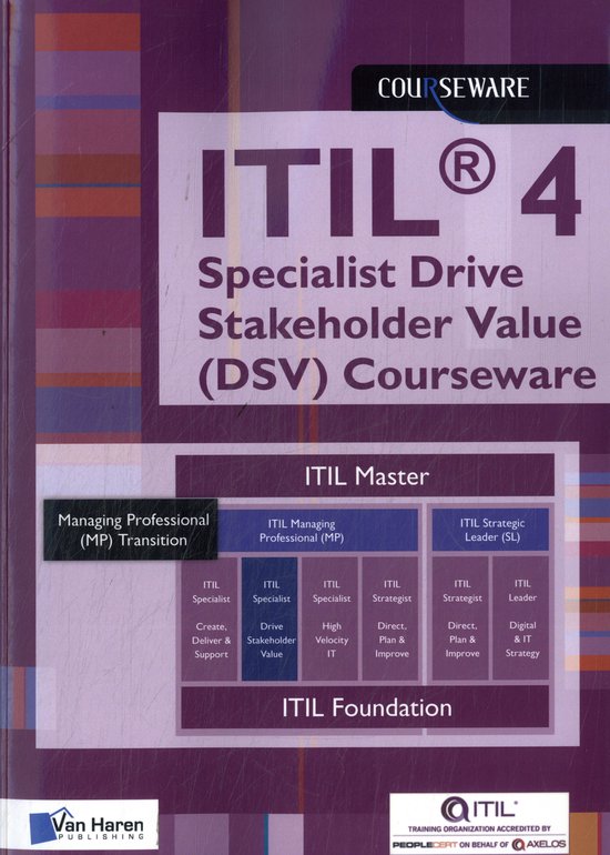 Courseware - ITIL® 4 Specialist Drive Stakeholder Value (DS ... - cover