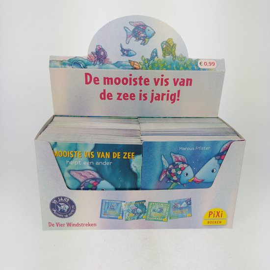 Pixi-boeken - Pixi-Display: De mooiste vis van de zee 30 jaar, 4 x 16 ex.