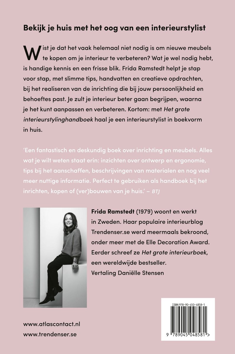 Het grote interieurstylinghandboek - back cover