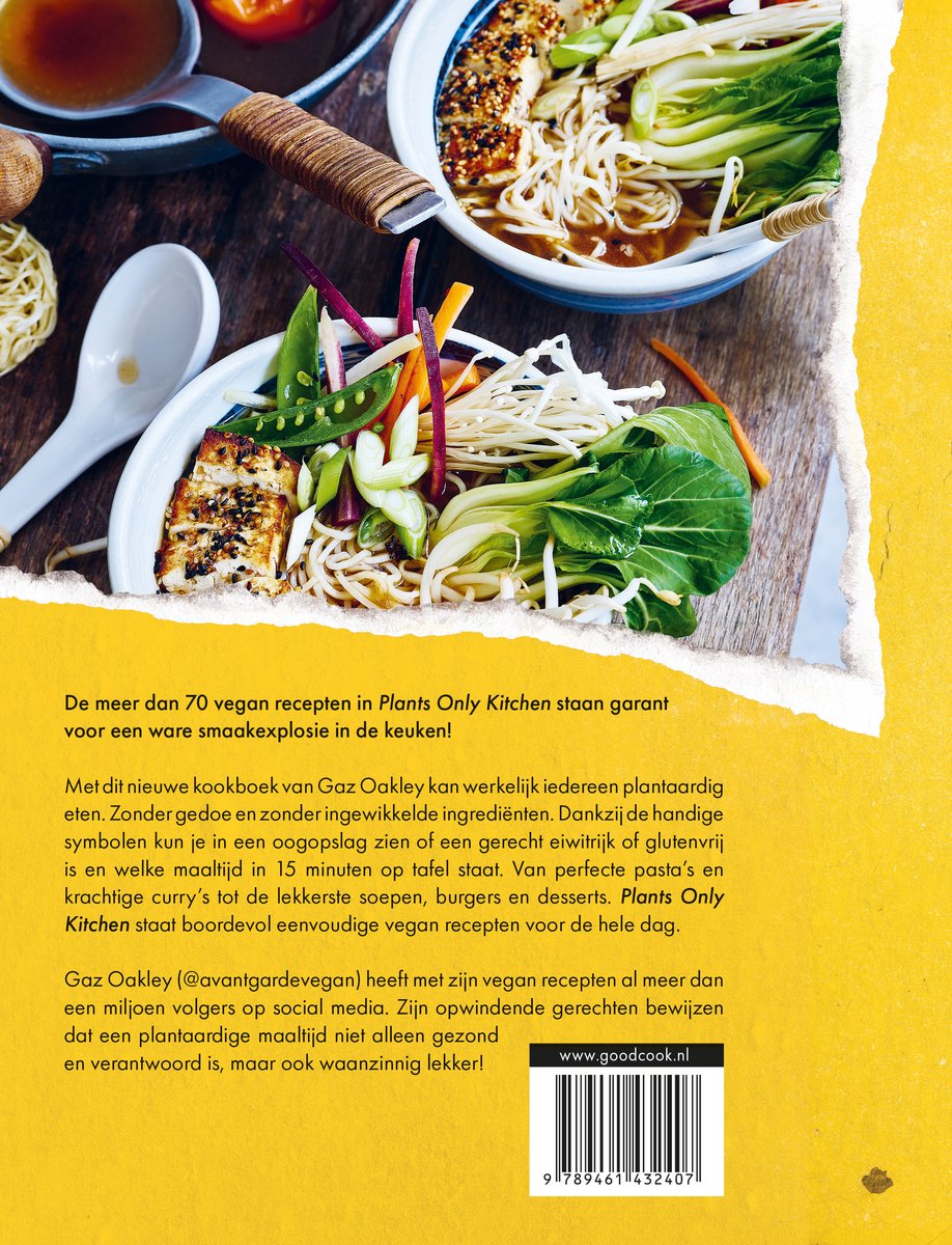 Plants Only Kitchen - back cover