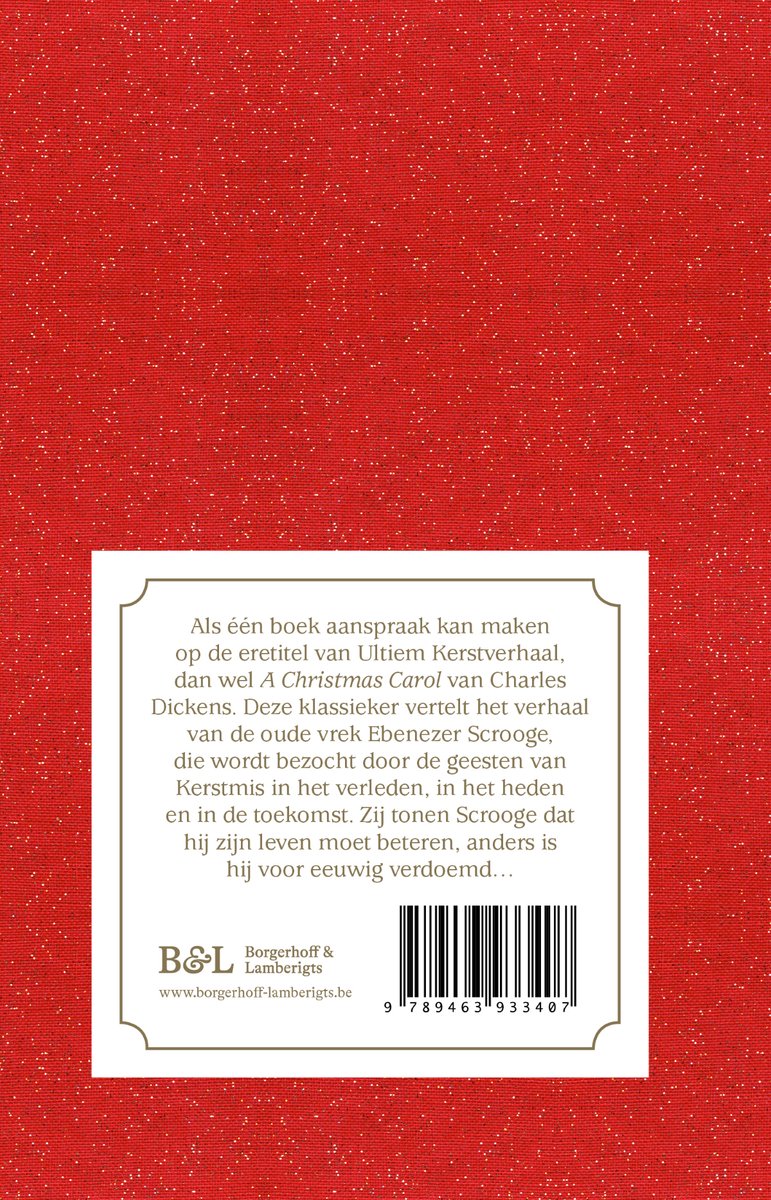 Scrooge en kleine Tim - back cover