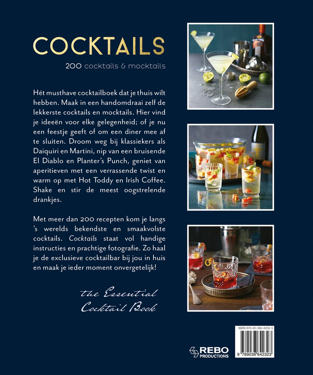 200 recepten - Cocktails & mocktails - Het ultieme cocktailboek | bol