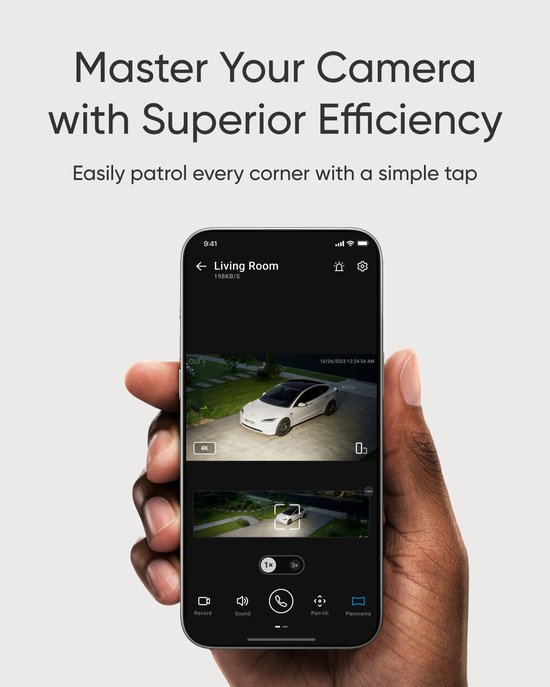 Eufy Security E30 Floodlight Camera 2K met AI Detectie - €142,00