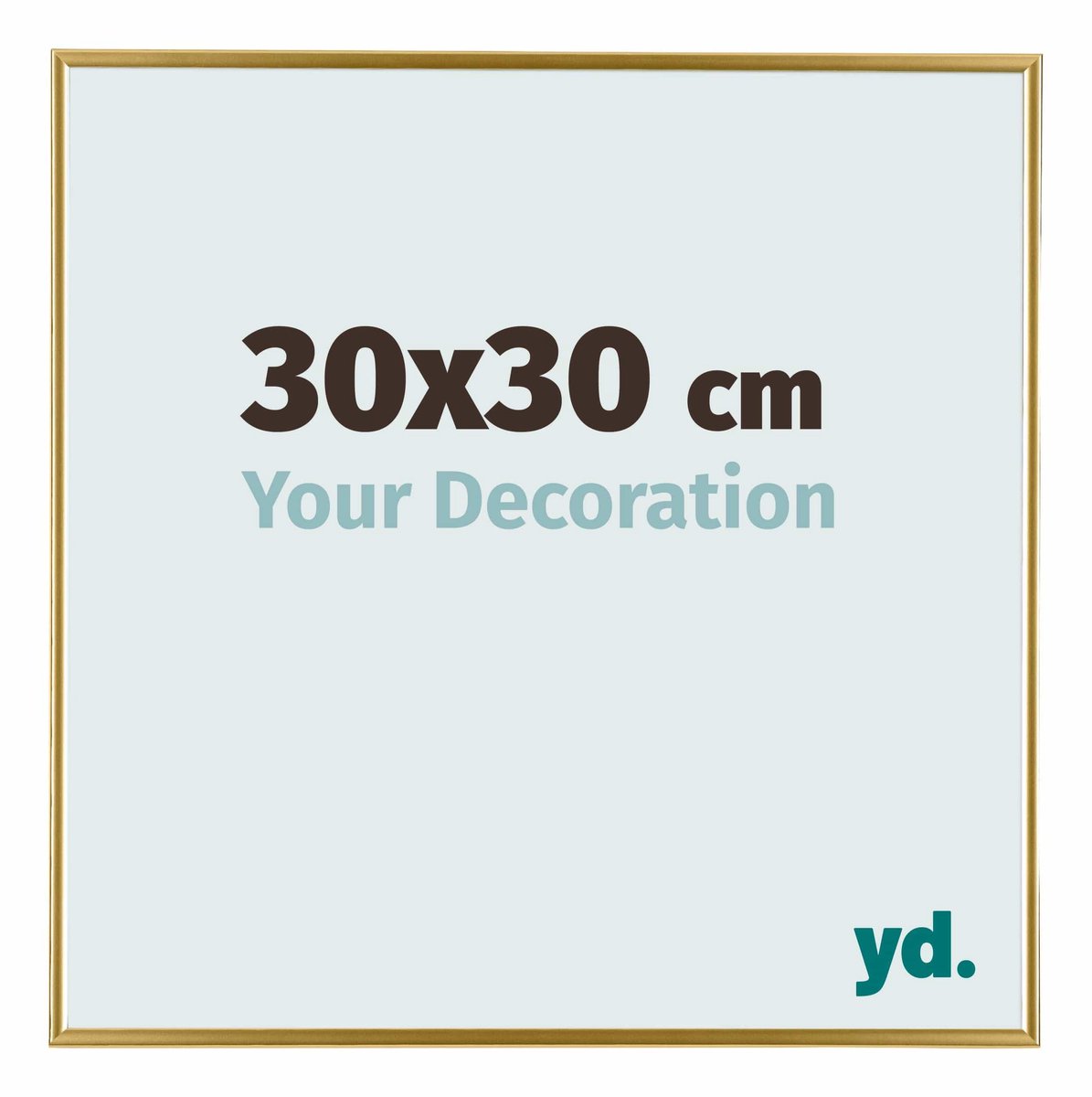 yd. Your Decoration - Fotolijst 30x30 cm - Kunststof - Goud - Evry