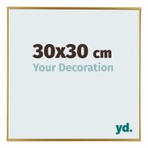 Your Decoration - Fotolijst 30x30 cm - Kunststof - Goud - Evry