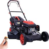 STAHLMANN BR532 - 7,0HP (5,1kW) Benzine Grasmaaier 53cm Zelfrijdend 223cc Benzinegrasmaaier met Aandrijving, 53cm Maaibreedte, Mulchen, Maaihoogteverstelling, Easy Clean Aansluiting, Grote Wielen, 60L Korf