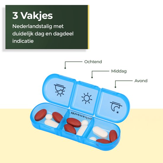 Gandria Pilulier 7 Jours - Pilulier Amovible - Boîte à Médicaments avec 21 Compartiments - Boîte à Médicaments avec Fermeture Robuste - 3 Compartiments par Jour - 7 Couleurs