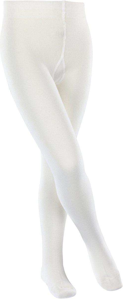 Esprit Foot Logo versterkt slijtvast katoen panty kinderen wit - maat 134-146