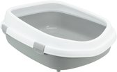 Bol.com Trixie Kattenbak Primo Met Rand Grijs / Wit - XXL 71X56X25 CM aanbieding